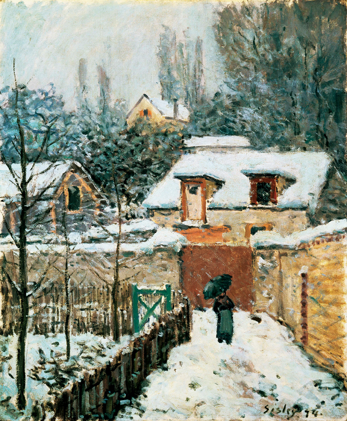  阿尔弗莱德·西斯莱 Alfred Sisley—— 雪景